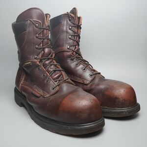 Red Wing 2412 Mens 11 E3 Gore-Tex Waterproof Steel Toe Work Boots Brown Leather